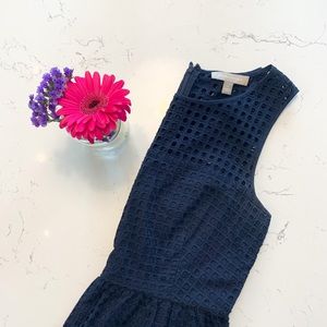 Banana Republic lace peplum tank top